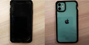 Iphone bleu-vert