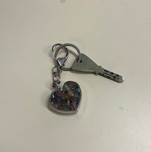 Clé avec porte clé